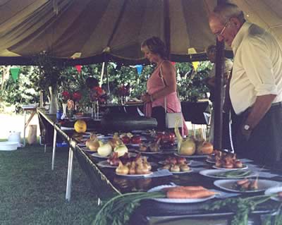 Produce tent