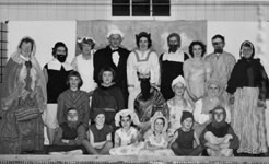 Amateur dramatics in the village hall