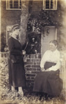Evelyn Thurston with mother Betsy, late 1920s