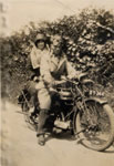 Bikers Fred & Mary Mayhew, 1932