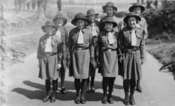 Girl Guides, including Dorothy & Mary French, 1930s