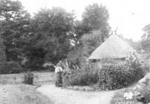 The garden at Blaxhall Hall, circa 1920s