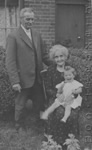 Henry "Harry" Keeble with wife and gandaughter, late 1930s
