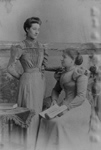 Eliza Goldsmith (nee Knights) with Harriett Knights c1900