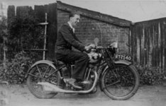Fellow biker Peter Fletcher, 1933