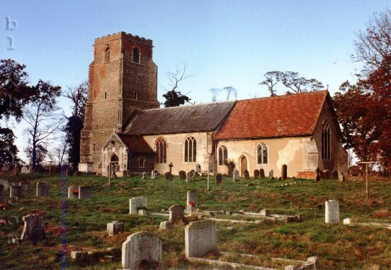 Red brick crown on St Peter’s tower