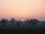 Sunset towards Darkdale and Kiln Grounds